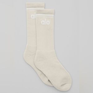ALO | Throwback Sock in Bone/White
